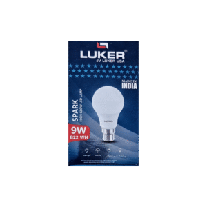 Luker LED Bulb B22 9W WH White