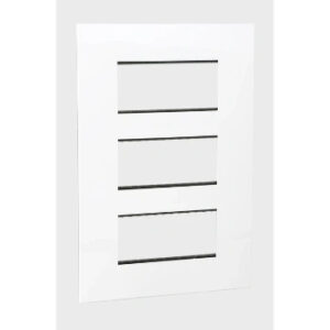 Cover Plate with Metal Frame-3*6 Module-White