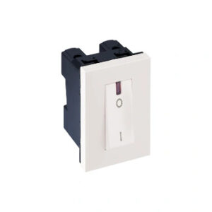 32A-Switch-DP-with Indicator-2 Module-Classic White
