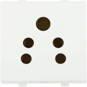 Anchor Penta 6A 3pin Round Socket 2 Module