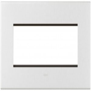 Cover Plate with Support Frame-8 Module-White