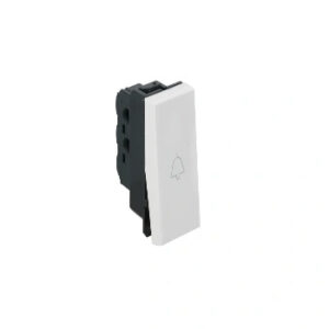 6A-Bell Push-SP-1 Way-1 Module-White