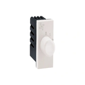 Fan Regulator-100 Watts-1 Module-Classic White