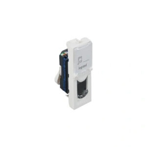 Information Socket-RJ45-Cat 6-UTP-1 Module-White