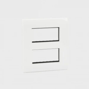 Myrius New Cover Plate – 2*4 Module - Vertical – White