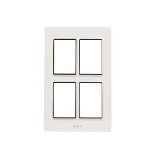 Marvel Cover Plate With Chrome-8 Square Module