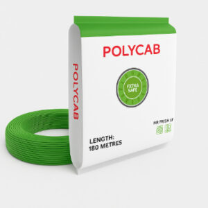 Polycab MaximaPlus Green Wire HR FR-LSH LF-2.5sq/mm-180m